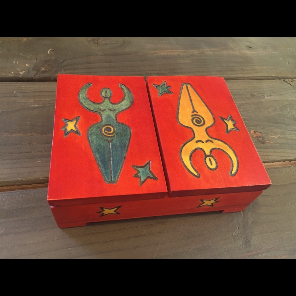 Carved Wooden Box